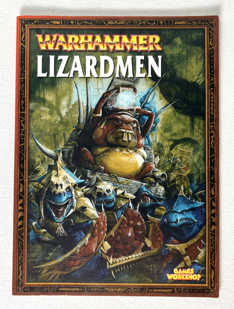 GAMES WORKSHOP: WARHAMMER LIZARDMEN, Rulebook Supplement Codex, 2003