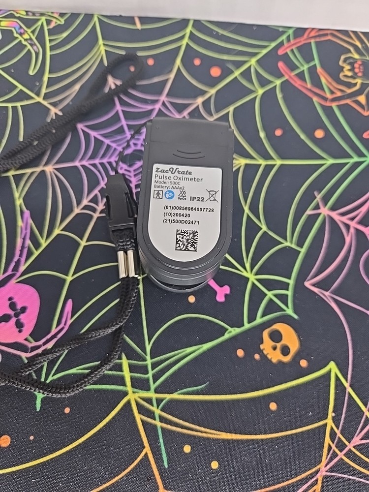 Zacurate 500C Pulse Oximeter Black TESTED