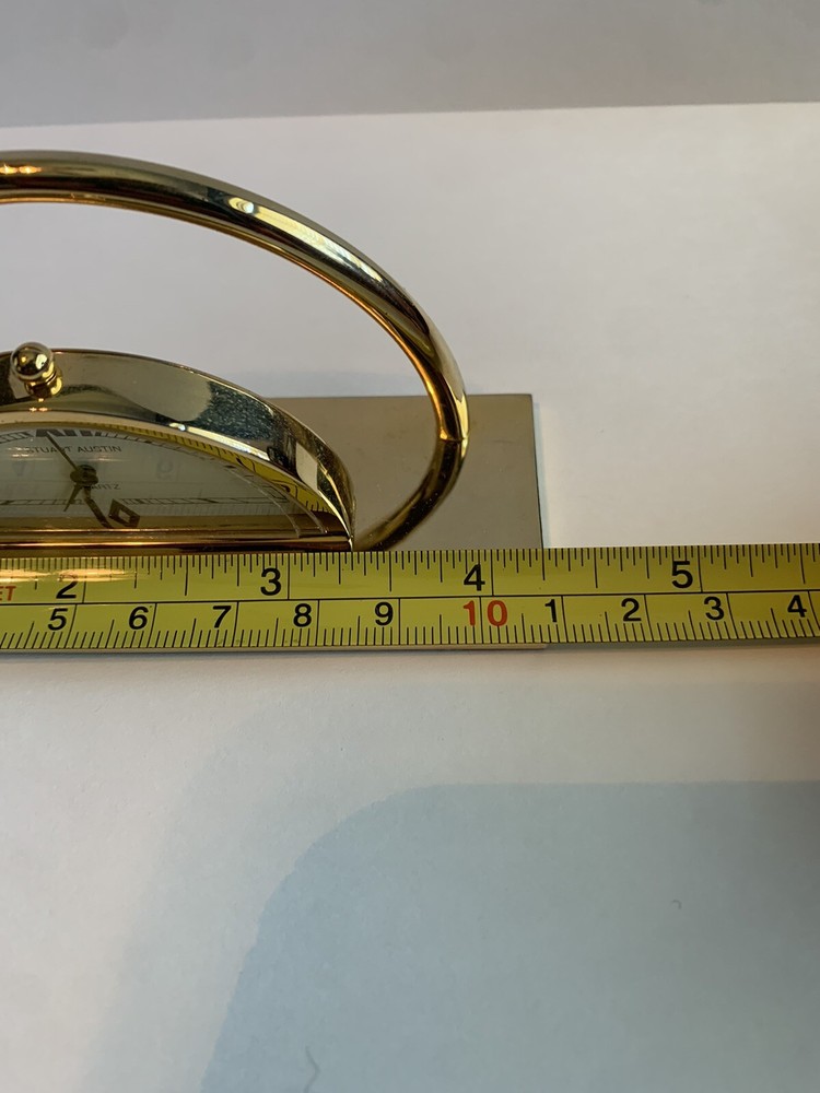 Gold Stuart Austin Quartz Clock