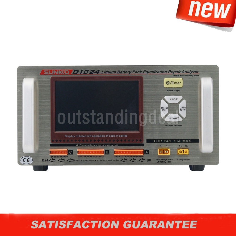 SUNKKO D1024 10A High Current Li-Battery Pack Equalizer and Analyzer os67