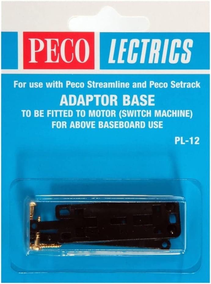 Peco PL-12 Turnout Motor Adaptor Base with over centre spring