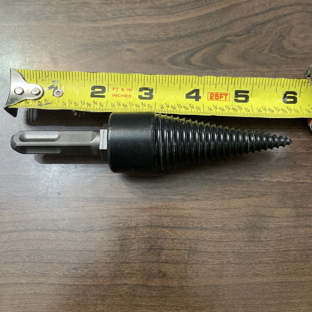 32mm Firewood Chop Drill Bit Wood Splitting Tool Cone Log Splitters