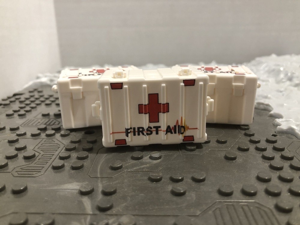 Halo COD Mega Bloks Construx & Other Block Compat 3 X Lg Utility Case First Aid