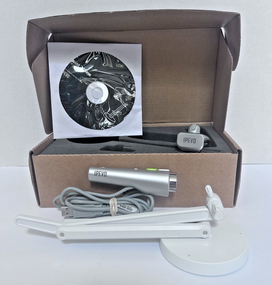 IPEVO P2V USB Doc Camera – Easy Setup, Great Quality 2MP, Autofocus & Macro