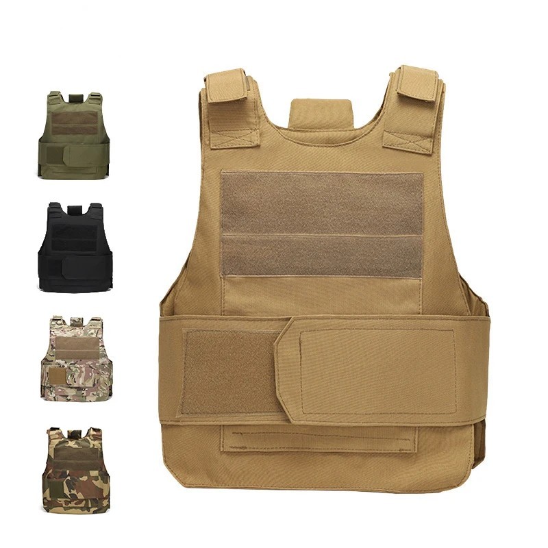 Front Back Plates Armor Tactical Jacket Body Bulletproof Vest Guard Security