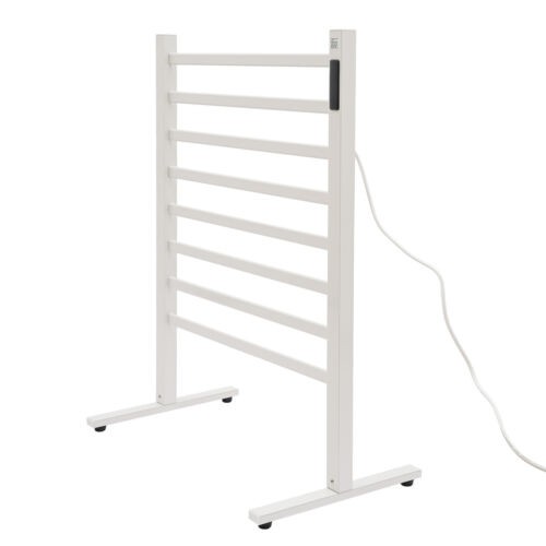 Electric Floor-Standing Towel Warmer Rack with Fast Heating & Timer