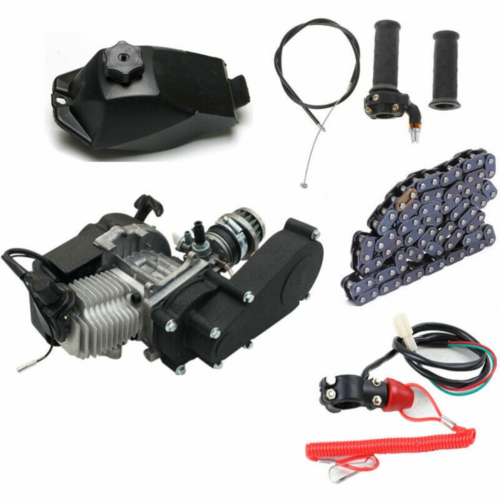 49CC 2 Stroke Engine Motor Kit Pull Start for Pocket Mini Quad Bike Scooter ATV