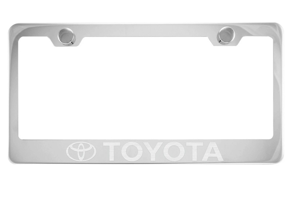 Toyota Chrome License Plate Frame