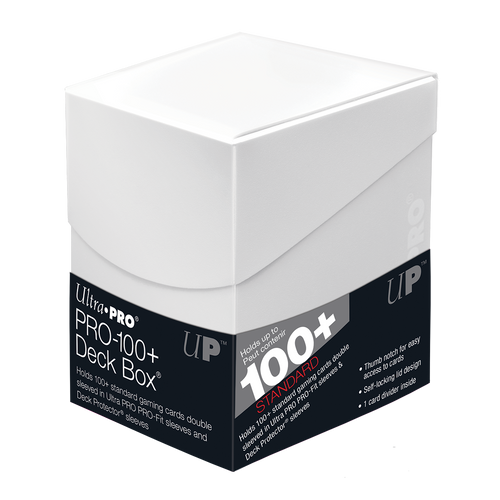Ultra Pro Eclipse PRO 100+ Deck Box - Arctic White