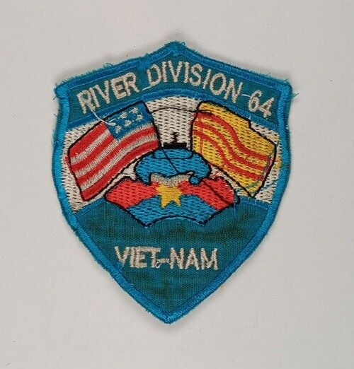 US Navy RIVER DIVISION 64 Vietnam War Patch