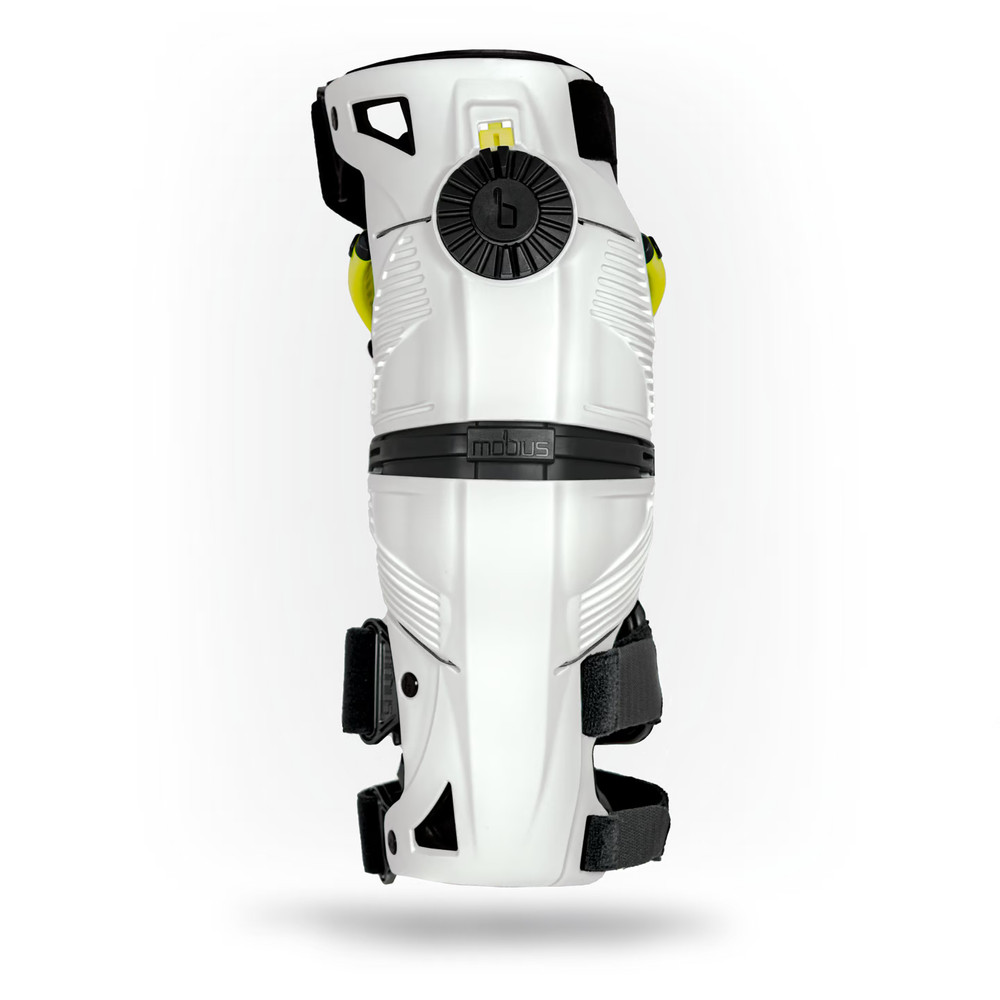 Mobius X8 MX Knee Braces - White - Pair - Small