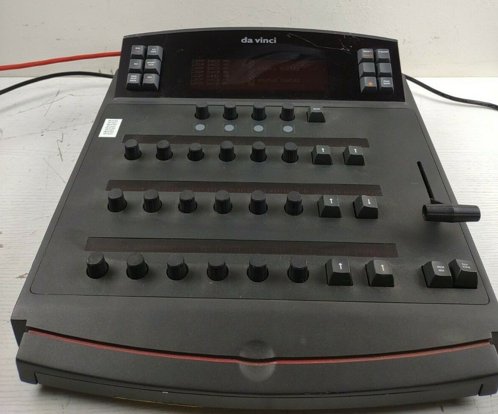 DAVINCI CONTROL PANEL BROADCAST EQUIPMENT --- NO  POWER SUPPLY