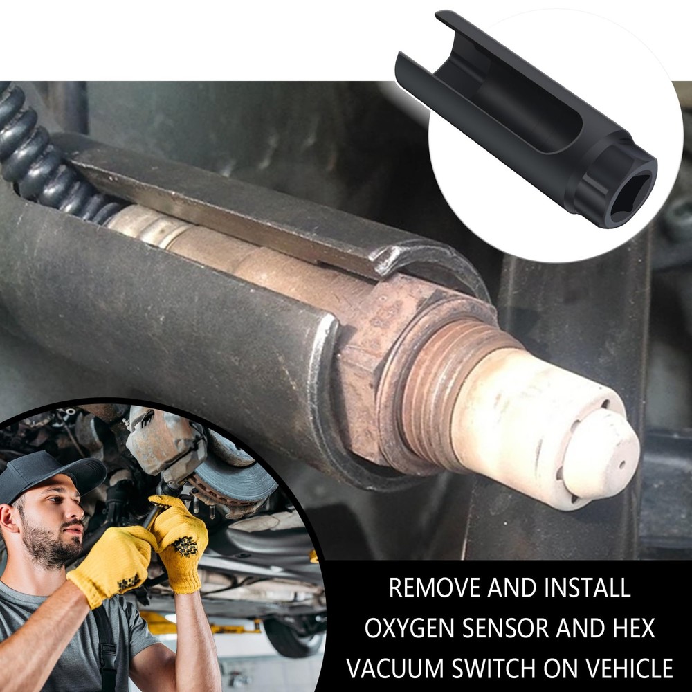 Oxygen Sensor Socket,7/8 inch O2 Socket for Automotive Replacement Big