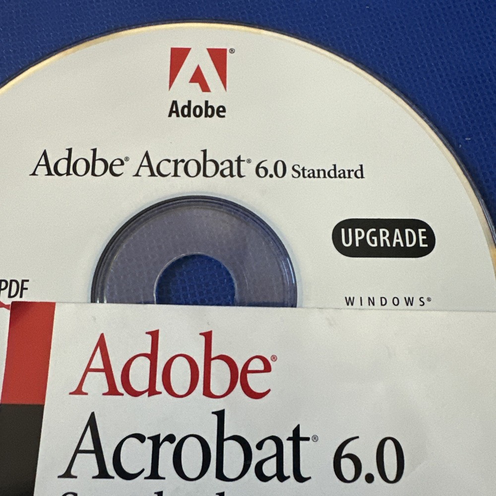 Adobe Acrobat 6.0 Standard for Windows PC