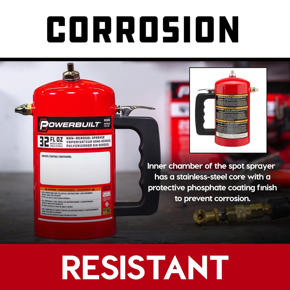 Powerbuilt Non-Aerosol Pressurized Sprayer ( Red ) - 643090ECE