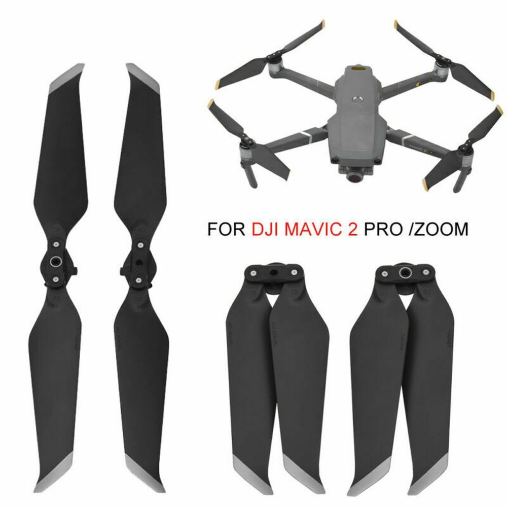 2Pair Plastic Flight Propeller Blade Props 8743F For DJI Mavic 2 Pro Zoom Drone