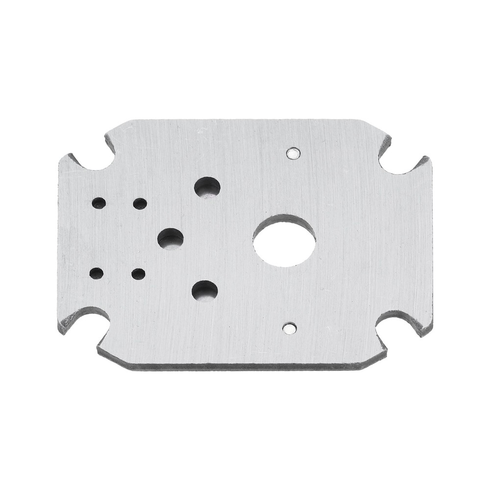 Metal Air Compressor Valve Plate Replacement Part, Silver Tone