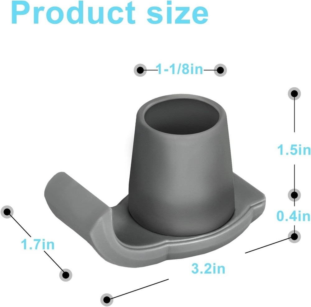 Universal Walker Ski Glides - 4 Pack for All Flooring Types & Enhanced Stability