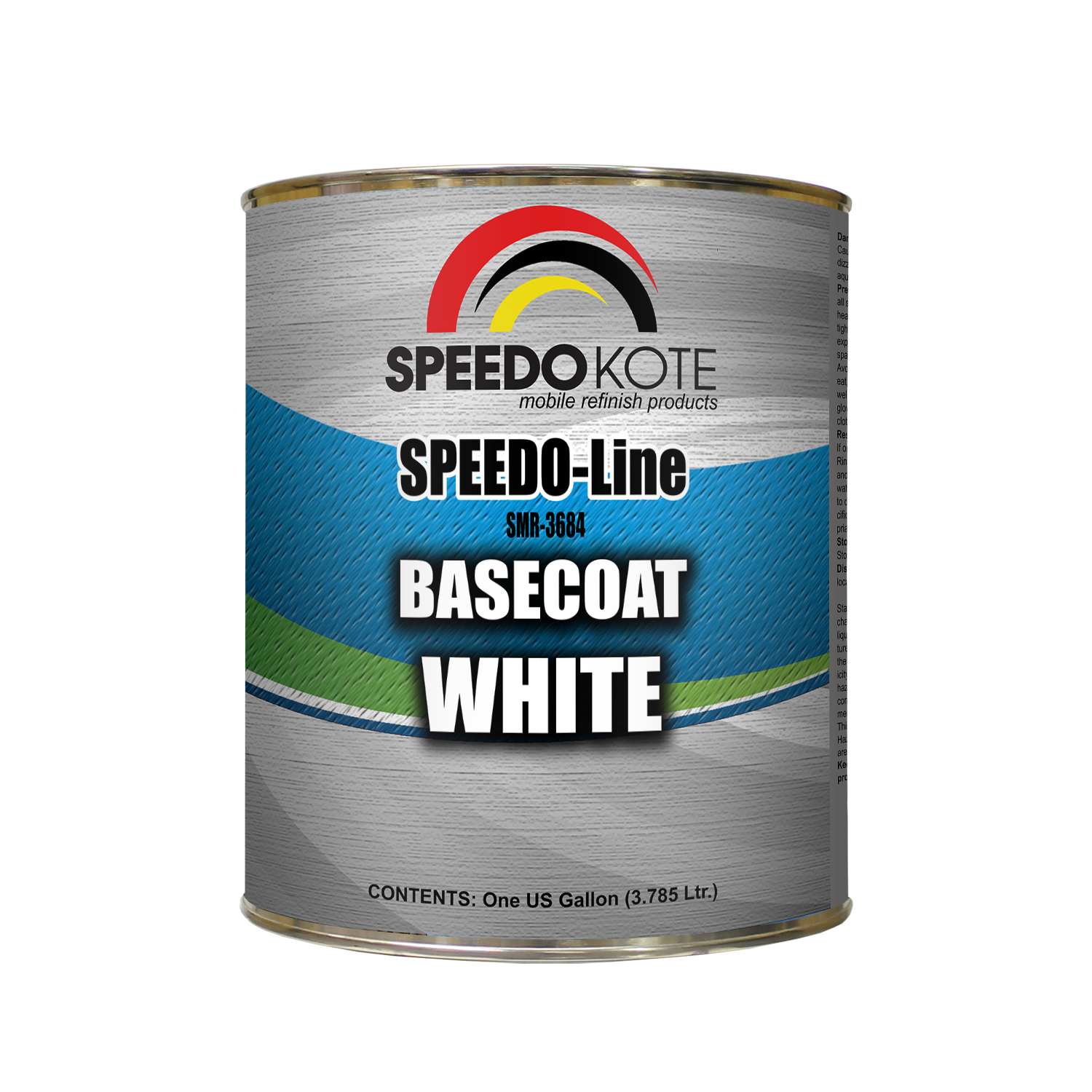 Base Coat White for automotive base coat , One Gallon SMR-3684
