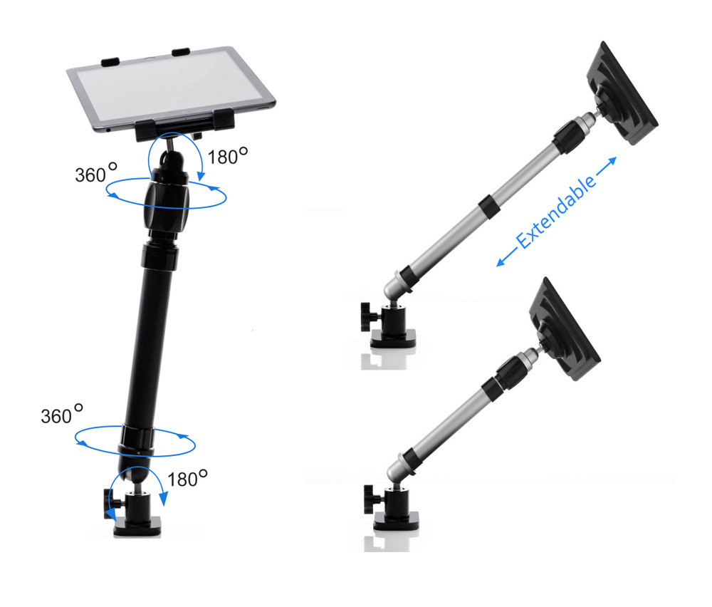 ZMC Adjustable iPad Stand Tablet Mount Camera Arm