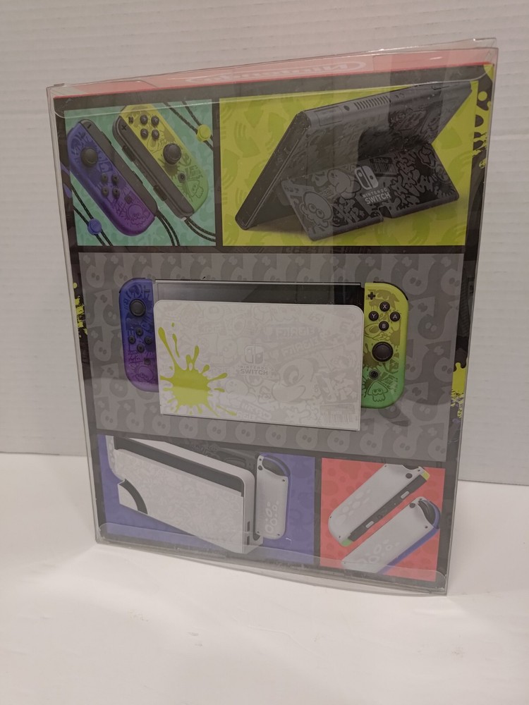 OLED Switch Console Box Protector & Display Case, Fits Zelda, Pokemon, Splatoon