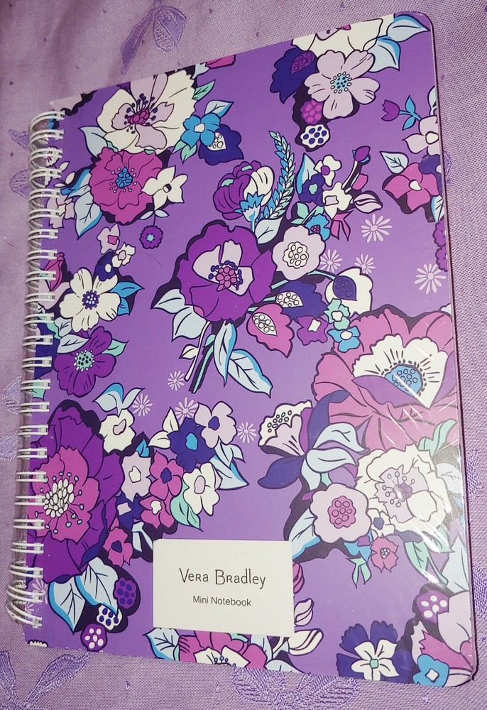 NWT VERA BRADLEY REVERSIBLE NOTEBOOK ROMANTIC GEO