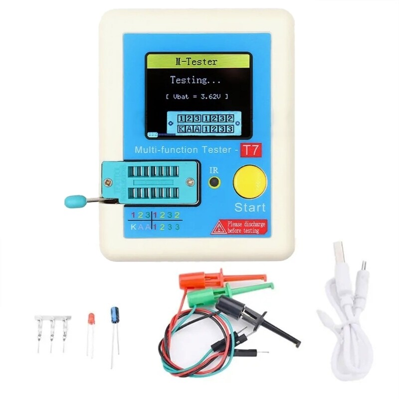 Multifunction Transistors Tester TFT Display Digital Transistors Tester Simple