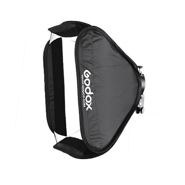 Godox 80X80cm Foldable Flash Grid Softbox,S2 Bracket+light stand for flash light