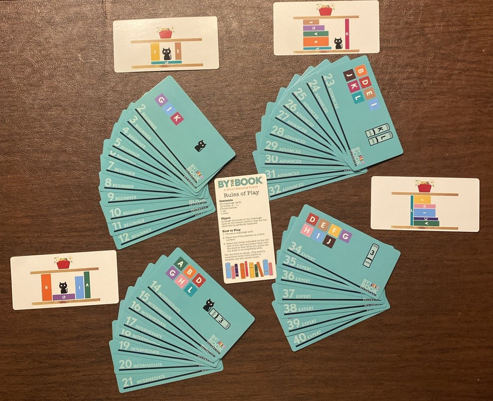 By The Book | A Novel Stacking Puzzle Game by Brainwright - Complete Puzzle