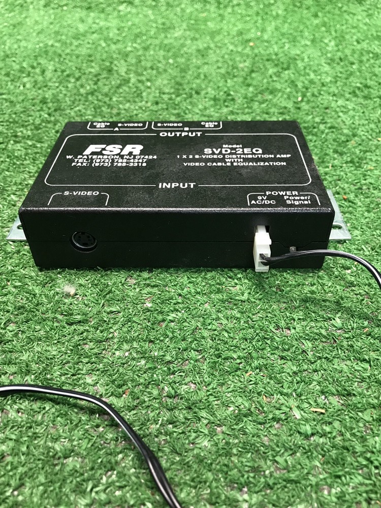 FSR SVD-2EQ VIDEO DISTRIBUTION AMP WITH VIDEO CABLE EQUALIZATION
