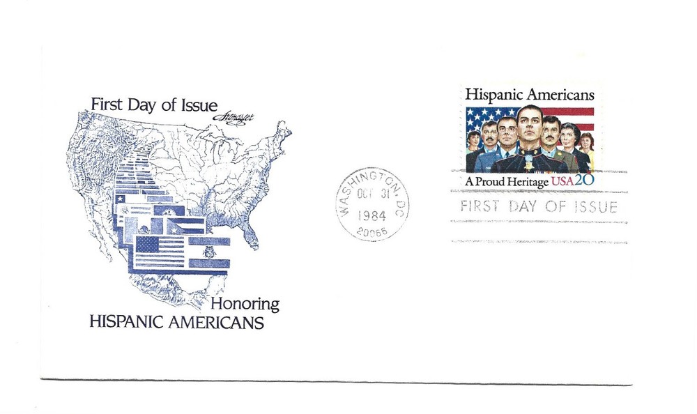 2103 Hispanic Americans, Artmaster FDC