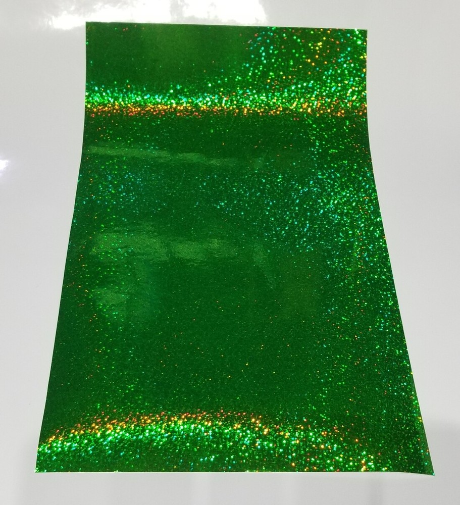 Fluorescent Green Sequins Sign Plotter Cutter Vinyl