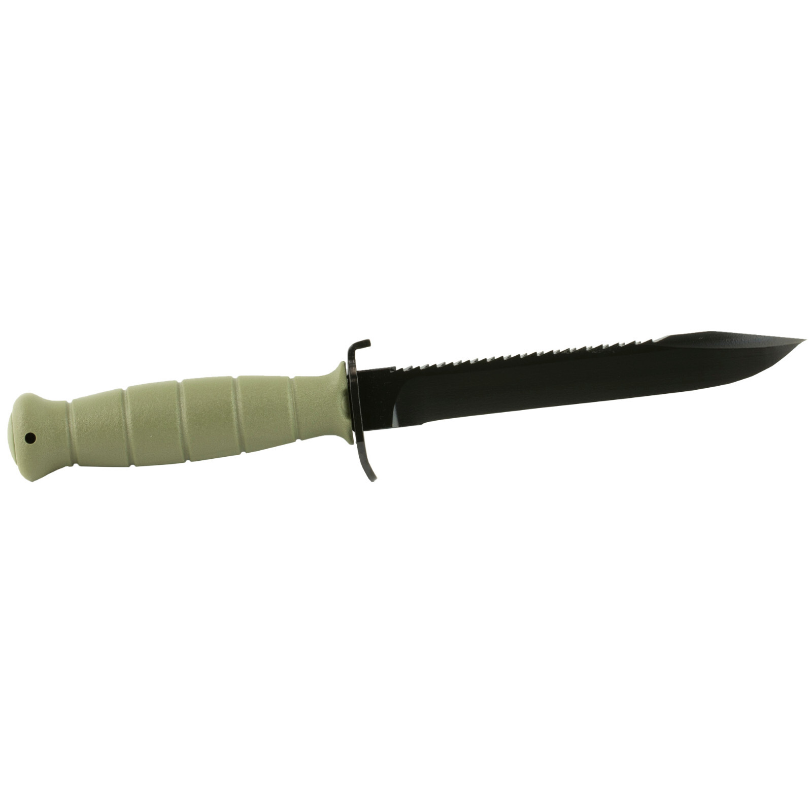 GLOCK GREEN KF039181 Field Knife w/Sheath 6.5" w/Saw SAME DAY FAST FREE SHIPPING