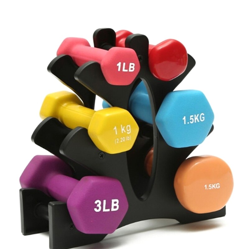 Small Dumbbell Rack Hand Weight Tower Stand Compact Dumbbell Rack