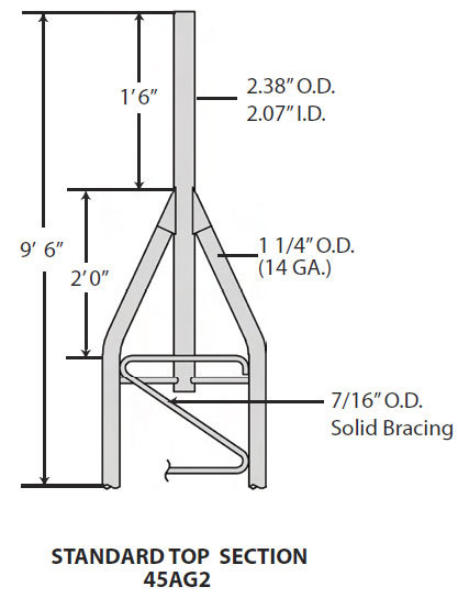 ROHN 45G Series 60' Basic Tower Kit