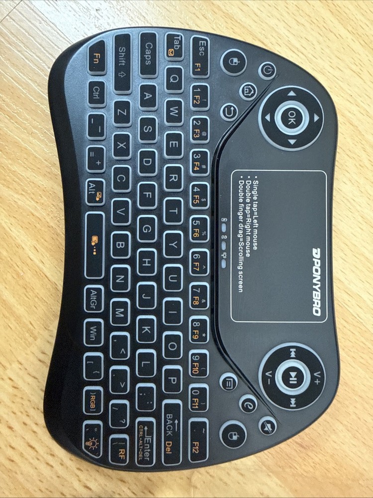 PONYBRO Mini Wireless Keyboard Portable Handheld