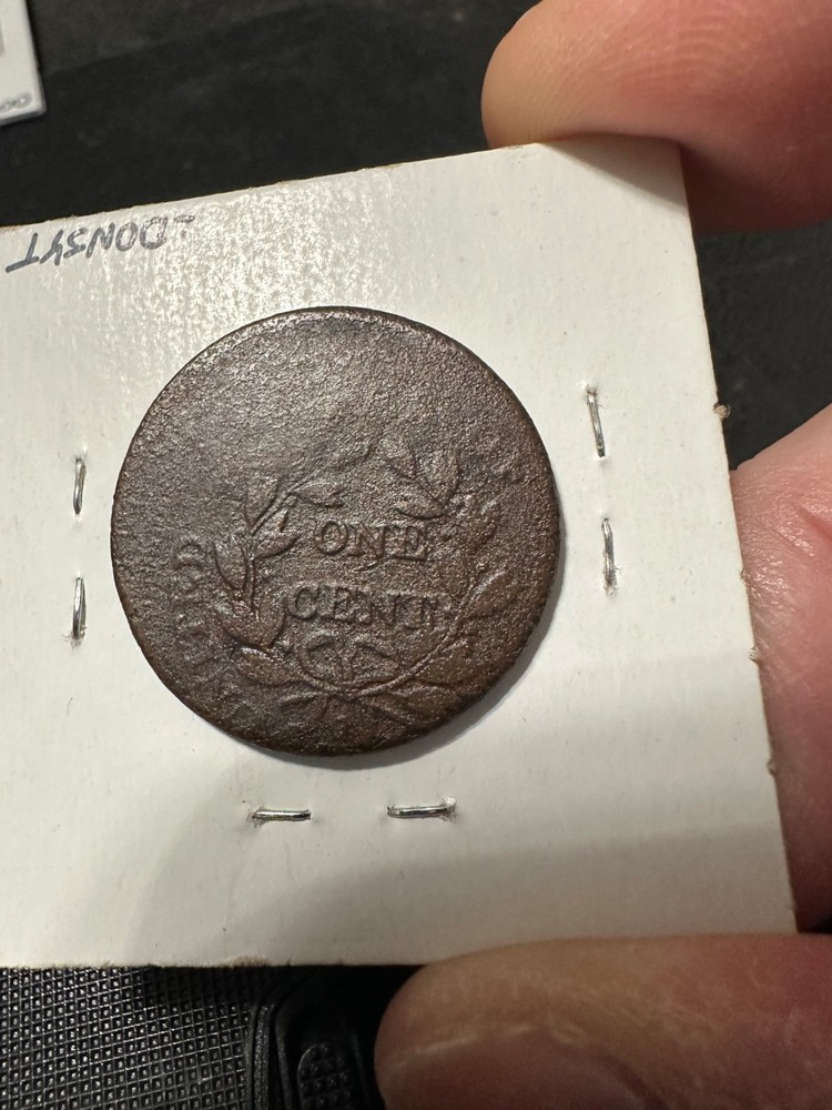 1807 large cent ERROR OFFSTRUCK VG Details