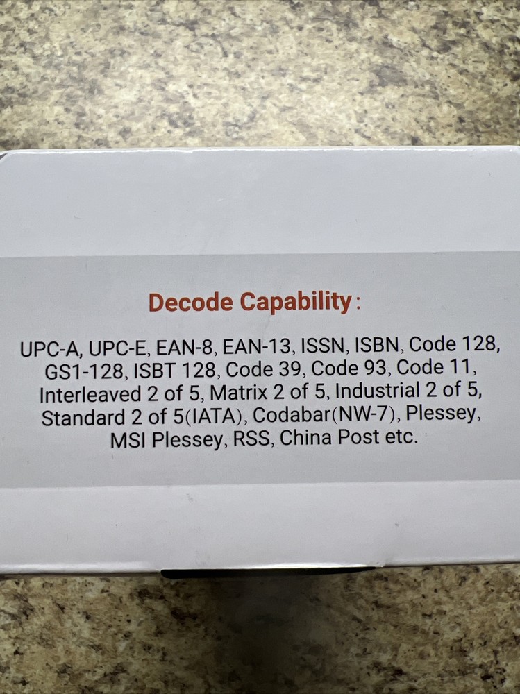 Tera Wireless CCD Barcode Scanner T5100C USB/ 2.4GHz