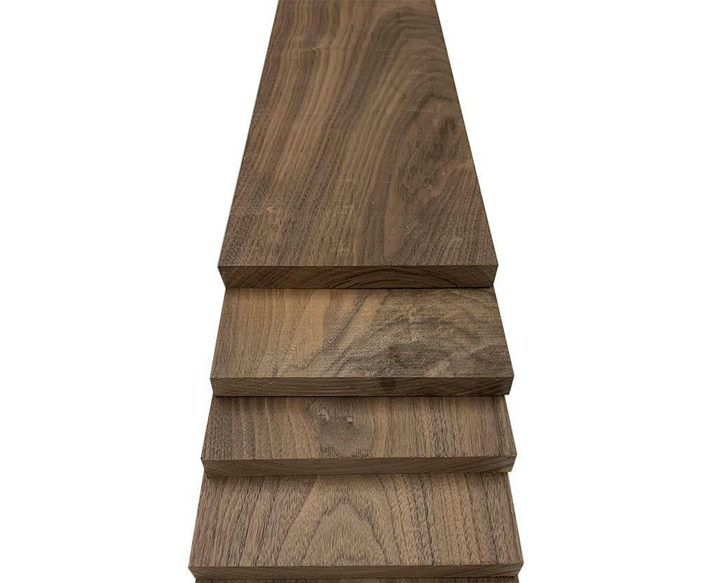 4 BLACK WALNUT 3/4" x 4" x 36" Lumber Wood Boards KILN DRY DIY Shelf Sign Craft