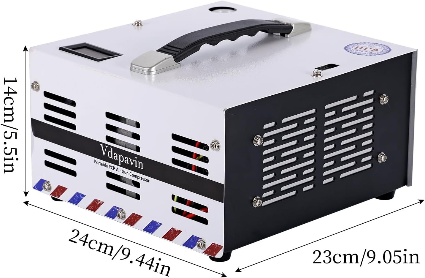 PCP air compressor, 4500 Psi/30Mpa, built-in power converter 12V DC/110V AC