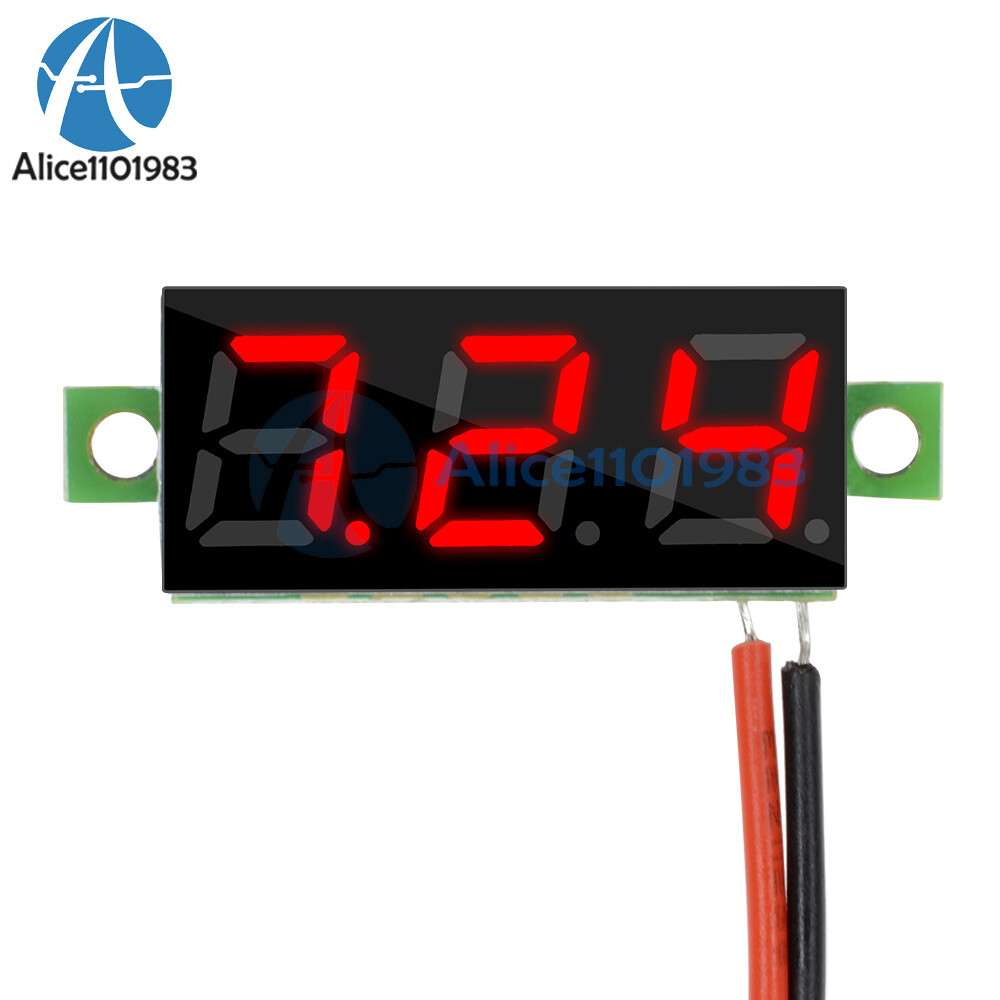 1-10PCS 0.28 inch Digital LED Amp Red 3 Bits LED Voltmeter Ammeter Voltage Meter