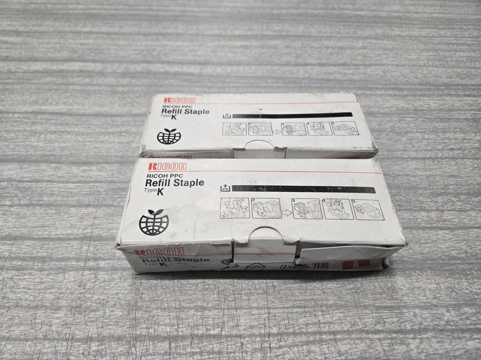 Ricoh PPC Refill Staple Type K- 3 Refills Per Pack- Lot Of 2 Packs (6 Refills)