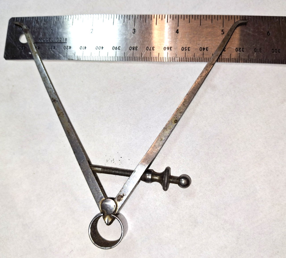 Starrett Tools Fay Spring Type Inside Caliper, Spring Nut 5.5"