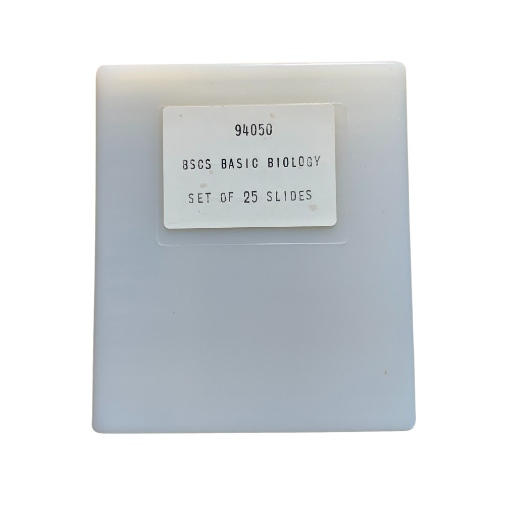 Basic Biology Slide Set, 25 Prepared Slides in Plastic Case