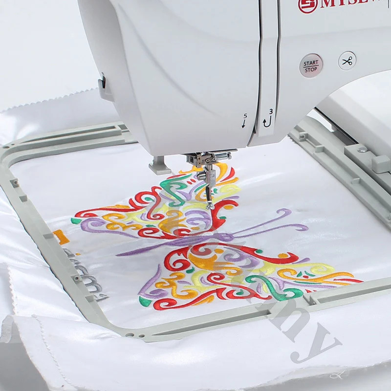 220V/110V Computerized Embroidery Machine 7-inch Large LCD Touchscreen