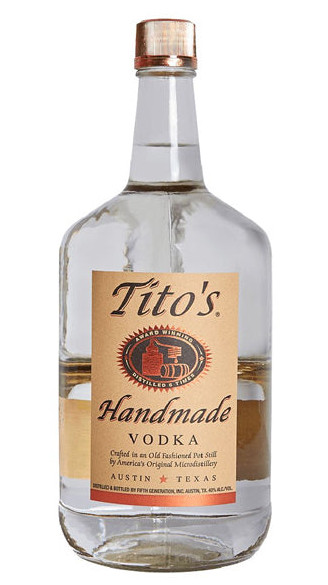 EMPTY, Tito's Vodka Glass Bottles, MULTIPLE SIZES #UPRO