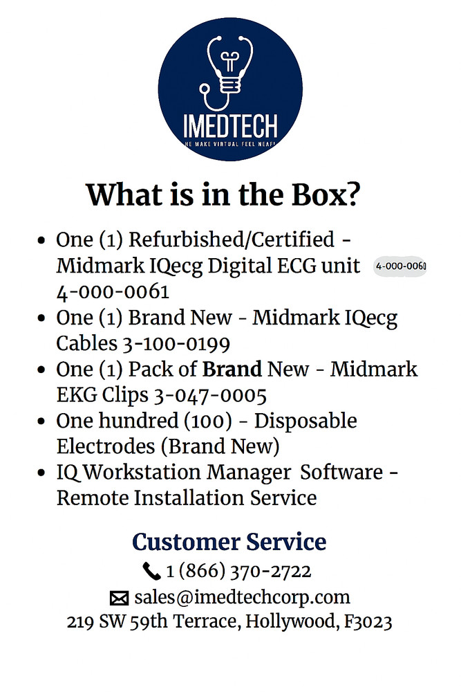 Midmark IQecg ECG Digital Interpretative eClinicalWorks Integration
