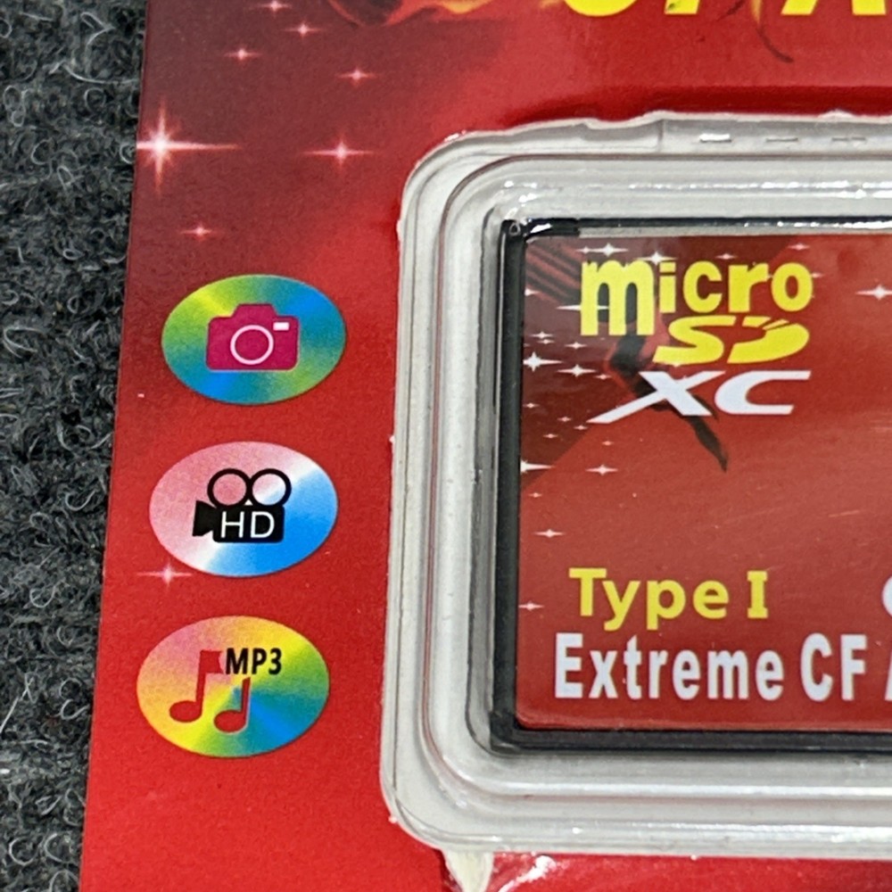 Extreme CF Adapter Type 1 Micro SD XC support SDHC SDXC SD3.0 - New in Package