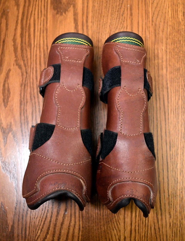 Devoucoux, front boots, brown leather, Medium
