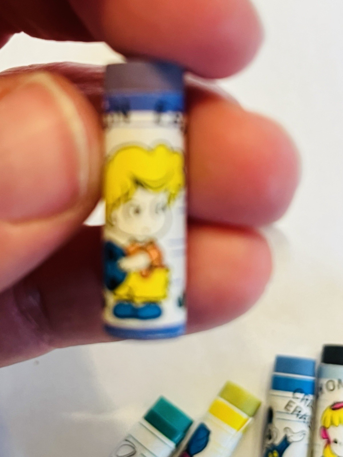 Vintage Erasers Set Cute 1980s Kawaii Collectible Erasers Kawaii Set of 11 BIN79